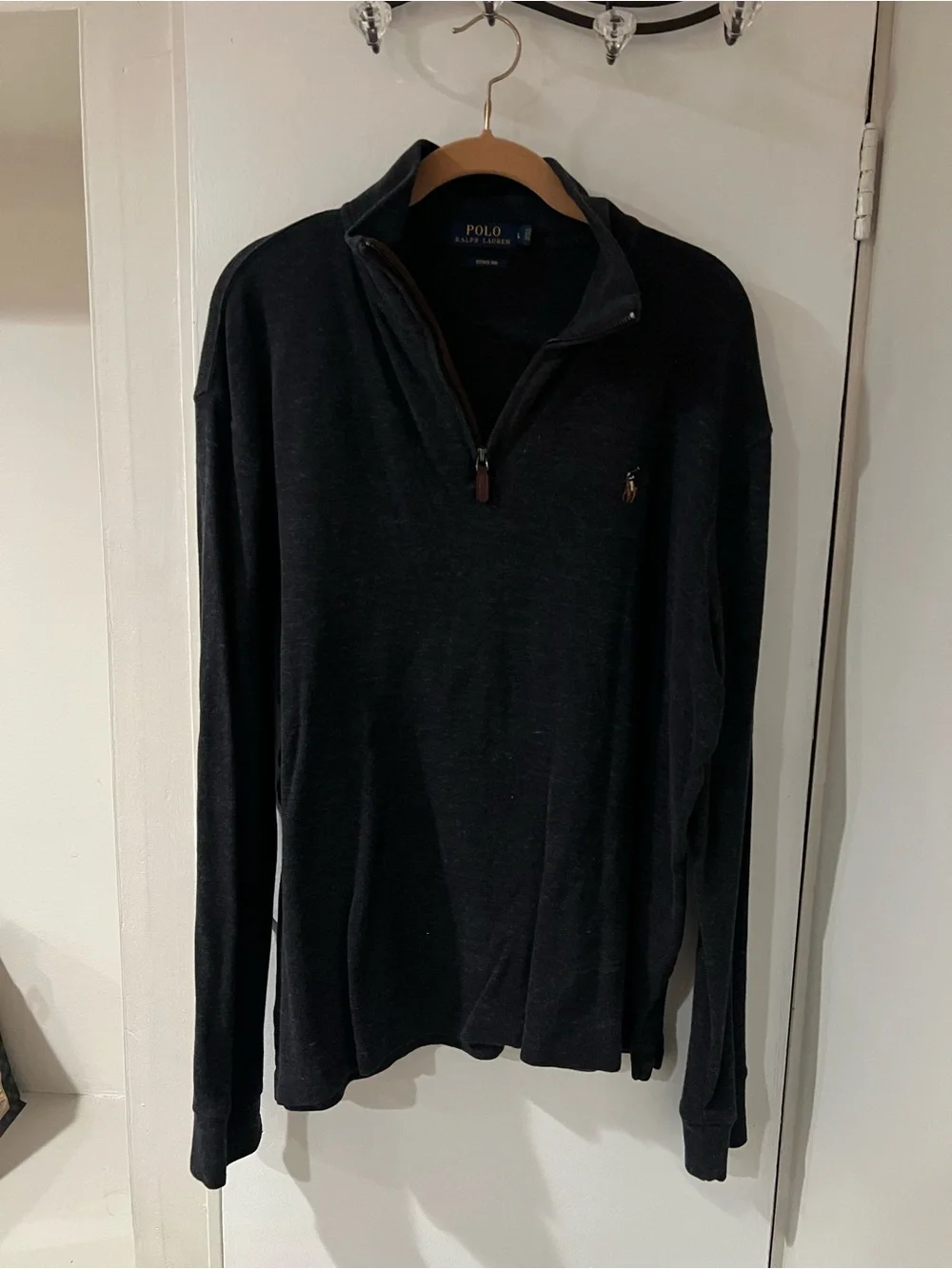 Polo Ralph Lauren Estate-Rib Quarter-Zip Pullover